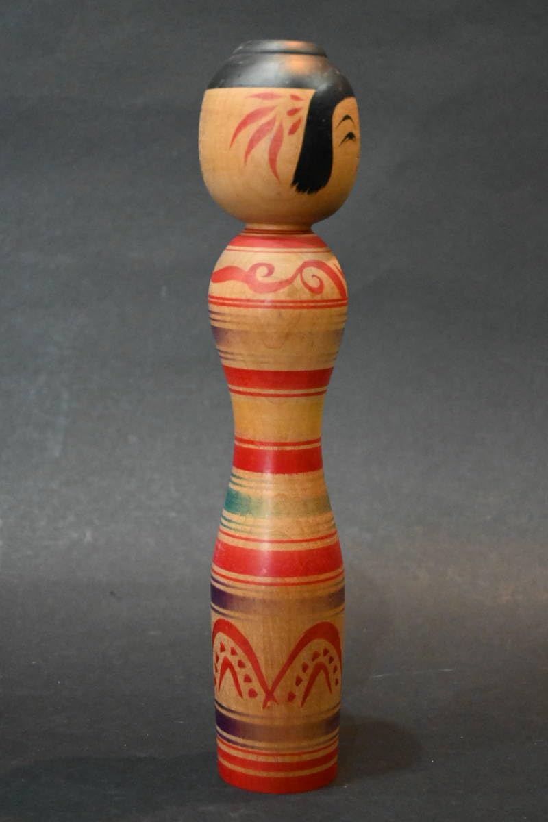 Amazon | 伝統こけし□小島俊幸 作□ 津軽系 温湯 銘有 高さ約24cm